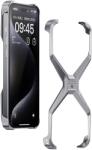 Flippy Husa Armor X Compatibila cu iPhone 15, Flippy, Aliaj de Aluminiu, Antisoc, Antizgarieturi, Impermeabila, Margini cu 2 Straturi, Aderent, Montare Usoara, Surubelnita Inclusa, Gri Metalizat (127889) Surubelnita