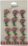 Flippy Set 12 Brose Martisor Primavara, Jolie, Model Garoafe Roz (134017)