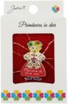 Flippy Martisor Brosa, Jolie, Model Mandra de Tara Mea, Metal Emailat in Culori, Sistem de Prindere cu Ac, Dimensiune 2.5-3 cm, Ambalaj Individual cu Design, Multicolor (134756)