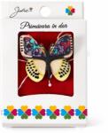 Flippy Martisor Brosa Mica in Cutie, Jolie, Dimensiune Brosa 2, 5-3 cm, Material Metal, Model Fluture Colorat, Multicolor (134748)