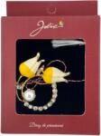 Jolie Brosa Vintage, Jolie, Material Metal, Ambalaj Carton, Dimensiune Brosa Aproximativ 4-6 cm, Model Flori Galbene (165157)