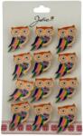 Flippy Set 12 Brose Martisor Primavara, Jolie, Model Pasare Colorata (128284)