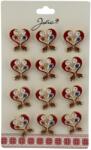 Flippy Set 12 Brose Martisor Primavara, Jolie, Model Pasari Rosii in Inima (128312)
