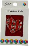 Jolie Martisor Brosa Mica in Cutie, Jolie, Dimensiune Brosa 2.5-3cm, Material Metal, Model Inima Traditionala (134751)