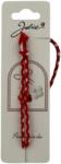 Flippy Martisor Traditional Bratara Impletita pentru 1 Martie, Jolie, Snur Textil, 12 x 4 cm, Rosu (133798)