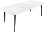 Invicta interior Masa de dining MILANO din ceramica alba, 160 cm (44765)