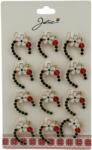 Flippy Set 12 Brose Martisor Primavara, Jolie, Model Potcoava cu Floare si Buburuza (128314)