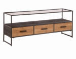 OpenHomeSelection Comoda TV Smoke din lemn de brad si metal 140 X 42 X 58 CM (602525)