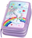 Faber-Castell Ученически несесер Faber-Castell Unicorn - 3 ципа (1095240746)