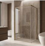Rea Cabina de dus Rea Bruno 100 x 80 cm auriu periat (REA-K3601)