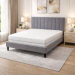 SaltSib Saltea ortopedica Astral Standard Spring 160x200x25 cm, arcuri Bonell, husa detasabila tricot, hipoalergenica, fermitate tare Saltea