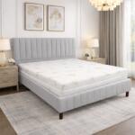SaltSib Saltea ortopedica Magic Micro One 160x200x23 cm, arcuri pocket, 7 zone confort, husa detasabila tricot, fermitate medie Saltea