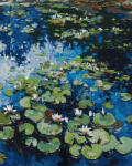 Ideyka Festés számok szerint - Claude Monet: Tavirózsák 40x50 cm