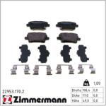 ZIMMERMANN Set placute frana ZIMMERMANN 22953.170. 2 (22953.170.2)