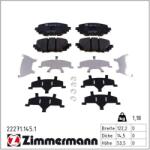 ZIMMERMANN Set placute frana ZIMMERMANN 22271.145. 1 (22271.145.1)