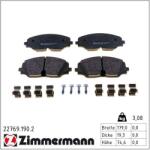 ZIMMERMANN Set placute frana ZIMMERMANN 22769.190. 2 (22769.190.2)
