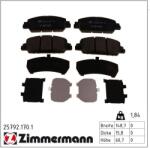 ZIMMERMANN Set placute frana ZIMMERMANN 25792.170. 1 (25792.170.1)