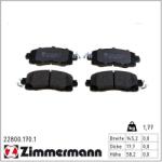 ZIMMERMANN Set placute frana ZIMMERMANN 22800.170. 1 (22800.170.1)