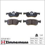 ZIMMERMANN Set placute frana ZIMMERMANN 22748.165. 1 (22748.165.1)