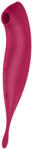 Satisfyer Twirling Pro - app-vezérelt csiklóvibrátor, csiklóizgató (piros)