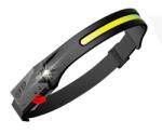  USB XPE+COB akkus fejlámpa mozdulatkapcsolóval
