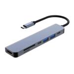  Mini 7-in-1 USB docking station /USB-A+C, HDMI, SD+TF/ (MFDS71)