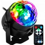  Forgó disco lámpa /LED, 7+3 mód/
