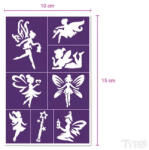 TyToo Body Art TyToo Pixies Sablon szett 8db