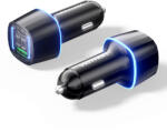 Vention USB-C+A (2port, 30W, fekete, szivargyújtós), Vention (FFRB0) - digital24