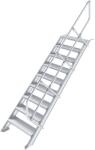 Krause LÉPCSŐ (KÖNNYŰFÉM), 9 FOKOS 0, 6 M, 45° (822383)