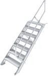 KRAUSE LÉPCSÕ (KÖNNYŰFÉM), 7 FOKOS 0, 6 M, 45° (822369)
