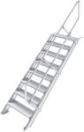 Krause LÉPCSŐ (KÖNNYŰFÉM), 8 FOKOS 1, 0 M, 45° (822772)