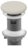 CeraStyle Klikk - klakk leeresztő - MATT BÉZS - túlfolyós mosdókagylóhoz - 5/4" - Ø 73 mm (BD05803080224831) - watermarkt