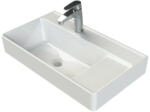 CeraStyle SHARP - KESKENY - porcelán mosdókagyló - 65 x 38 cm (WB012J02U00) - watermarkt