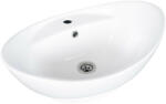 Eros GONDOLA - PULTRA ültethető - Top Counter - porcelán mosdó - 59 x 39 x 21 cm (E-6048A) - watermarkt