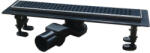 Euro Standard zuhanyfolyóka - MATT FEKETE - Ø 50 mm kifolyással - 60 cm (6160160B) - watermarkt