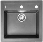 Alveus Formic 20 egymedencés gránit mosogató (Formic20-steel-G04M)