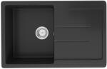 Ulgran U-507 csepptálcás gránit mosogatótál - metal black (U-4507-344)
