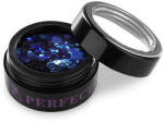 Perfect Nails Körömdíszítő Glitter - Multisize - #6 Kék