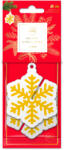 AROMA Car 3D Home Snowflake Gold