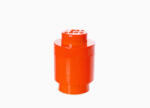 LEGO® Cutie de depozitare rotunda LEGO 1, rosie, pentru jucarii si piese (40301730)