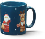 LEGO® Cana ceramica LEGO de Craciun cu minifigurine festive, 300 ml (40450801)