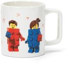 LEGO® Cana ceramica Love 300 ml, design inspirat LEGO pentru cafea si ceai (40450804)