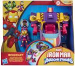 Hasbro Set Iron Heart Marvel cu vehicul 2 in 1 transformabil si figurina (G1258_G1476) Figurina