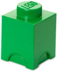 LEGO® Cutie de depozitare LEGO 1 verde închis pentru jucarii si piese (40011734)