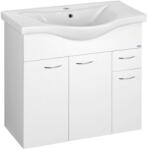 SAPHO Keramia Fresh - Dulap de chiuvetă 75x74x35 cm, alb 50082A (50082A)