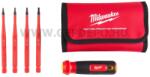 Milwaukee szigetelt csavarhúzó készlet TORX VDE 4 az 1-ben (4932493658)