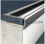  Baudekor ProfiFloor Csavaros lépcsőprofil, csúszásgátlóval alu. titán 38x18 mm x 0, 9 m (PF12-09T)