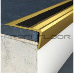  Baudekor ProfiFloor Csavaros lépcsőprofil, csúszásgátlóval alu. arany 38x18 mm x 0, 9 m (PF12-09A)