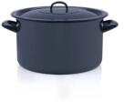 Metalac Classic zománcozott mély lábas fedővel 28 cm, 10 L (355983) (355983)